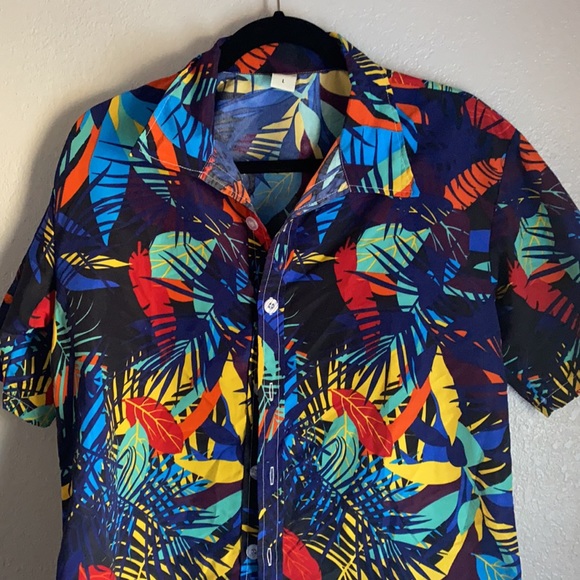 Tropical Swim Shirt - Picture 2 of 4